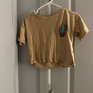 SHEIN short sleeve crop top